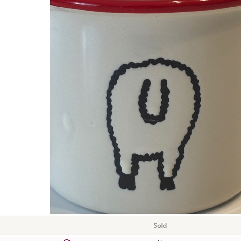 Woolrich Ceramic Cream Sheep Mug - Picture 6 of 11